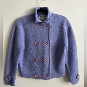 Vintage Wool purple sweater